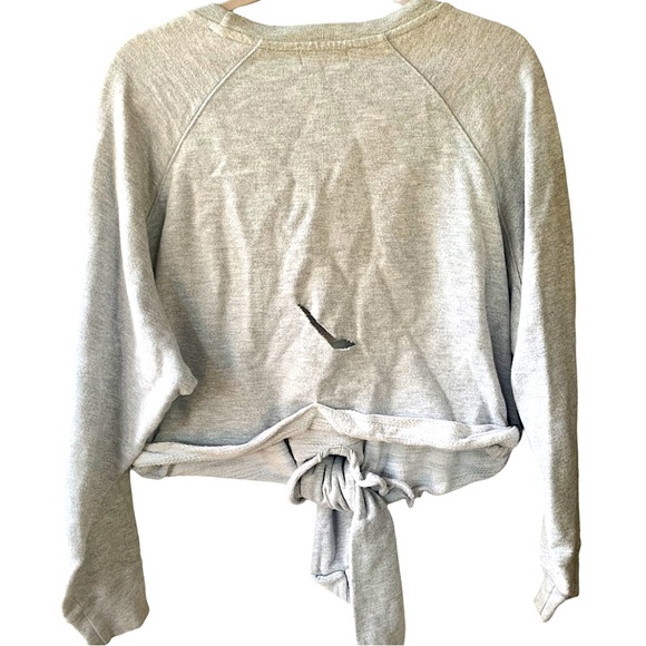 Acne Studios Timeless Crop Sweatshirt in Gray. Size Small. NWOT - Picture 4 of 8